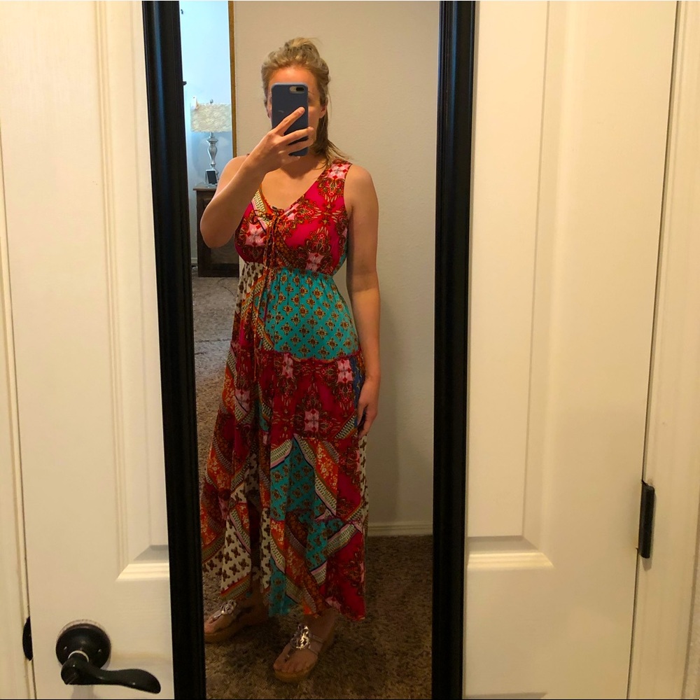 Whispers New York Summer Patterned Dress
